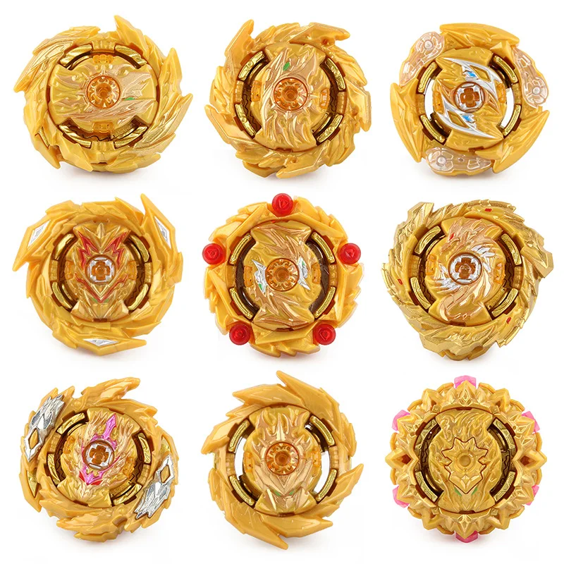 New Gold Series s Burst B159 B160 B161 B163 B164 B167 B168 B169 Metal Fusion Spinning Top Toys For Kids Birthday Gift