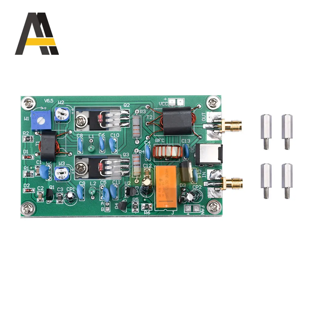 Audio Amplifier 30W 3-28MHz Shortwave Power Amplifier Board CW SSB Linear High Frequency Power Amplifier Finished Module DC12-13.8V