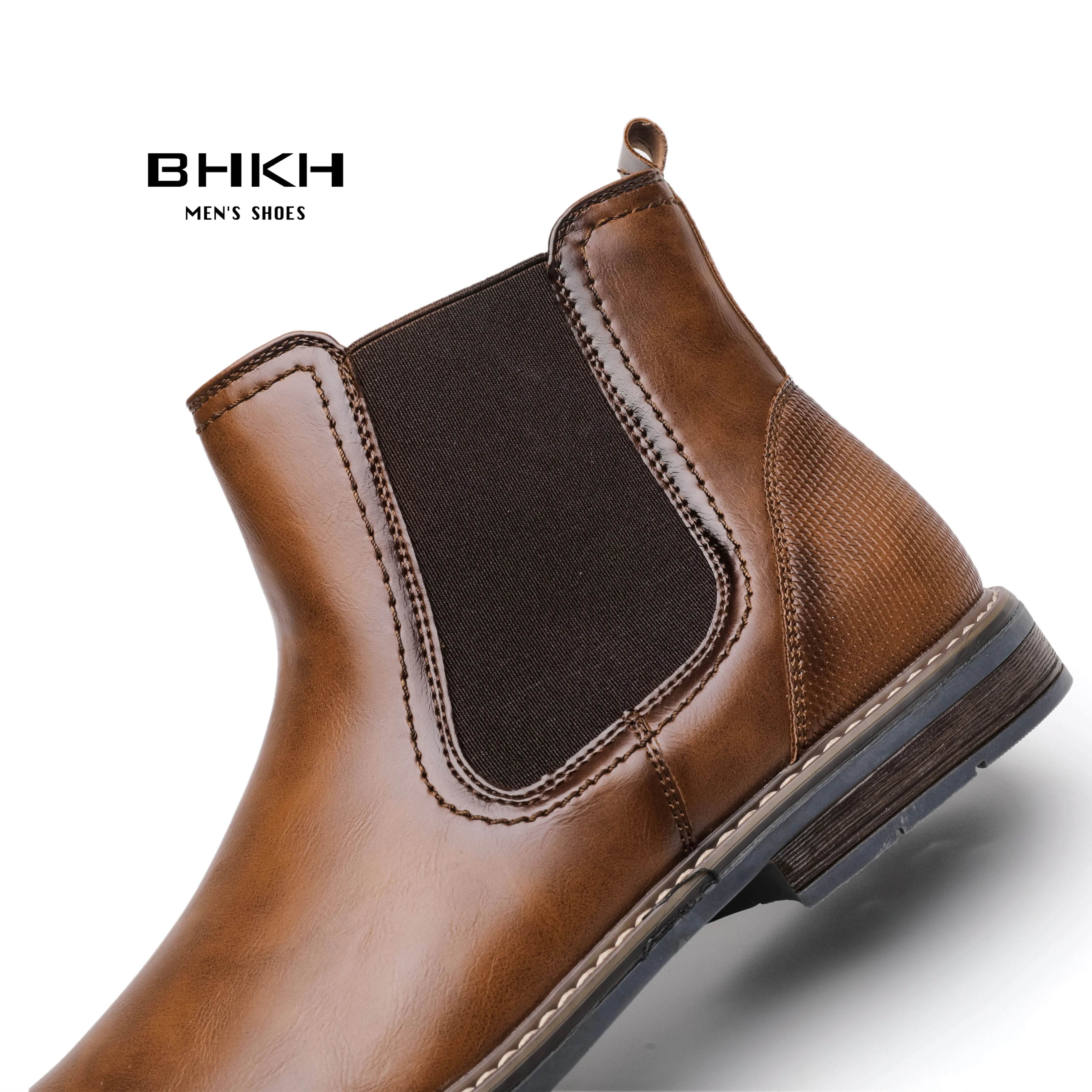BHKH-Botas Chelsea para hombre, la moda, zapatos de vestir de Negocios Inteligentes, zapatos formales, invierno, 2022 _ - AliExpress