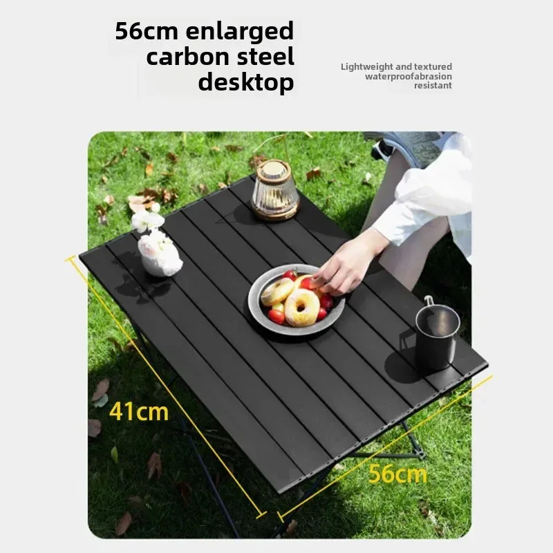 NEW Outdoor Folding Table  Integrated Egg Roll Camping and Chair Picnic Stall Full Set of Equipment Supplies Self-driving Tour