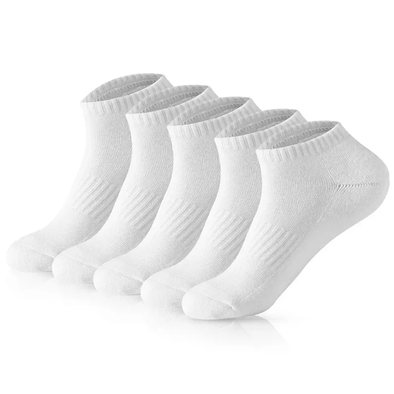 남성용 발목 스포츠 양말, 블랙 화이트, 통기성, 로우 컷, 면, 소프트, 운동, ..