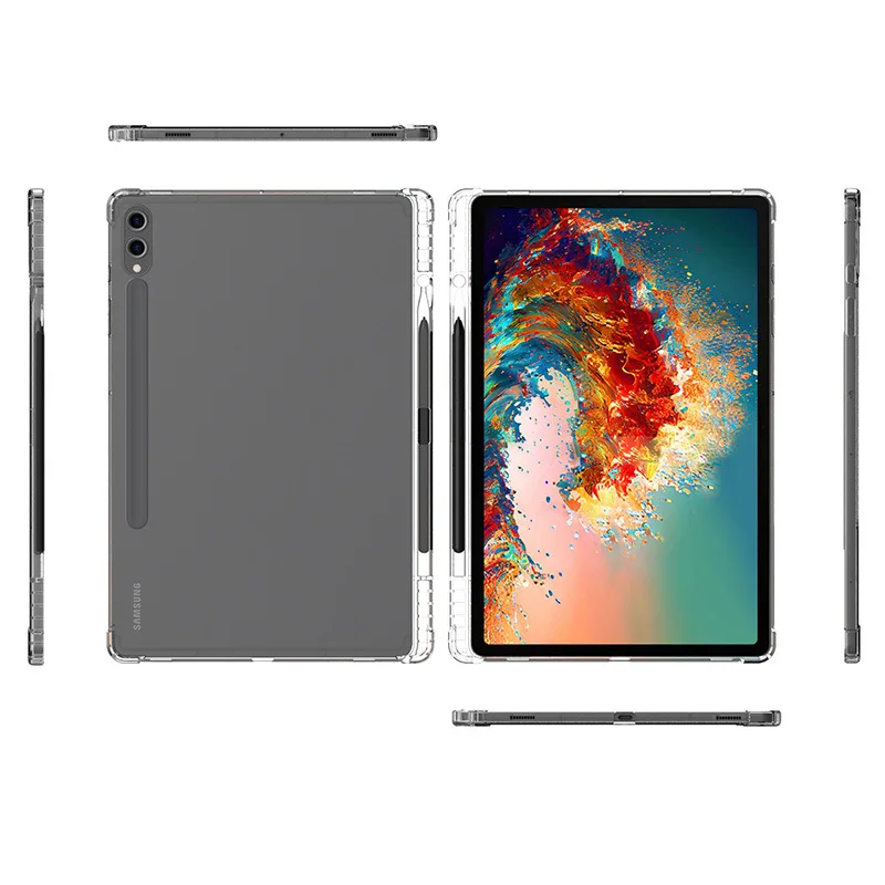 Shockproof Soft TPU Tablet Cover with Pencil Holder