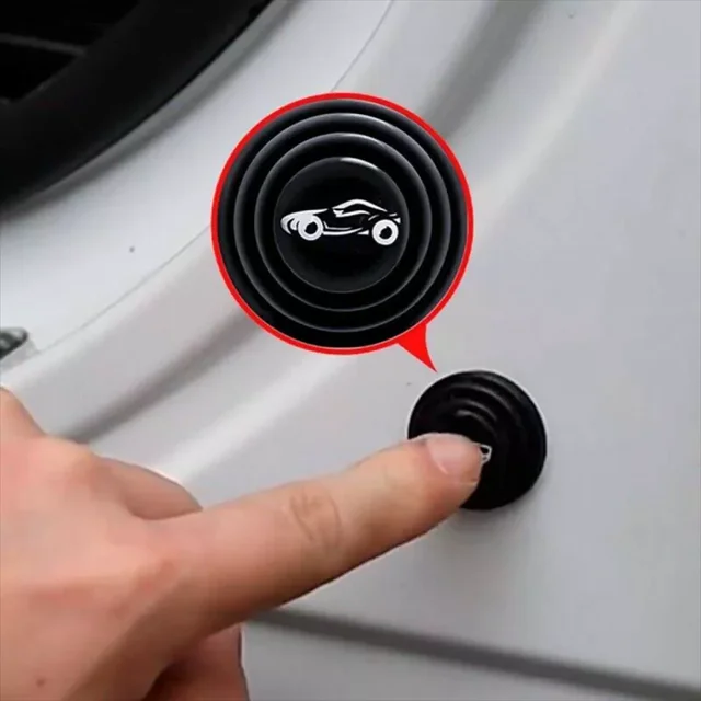 Buy AXILA Silicone Car Door Shock Absorber Car Door Protector Stickers 2.8  x 2.8 x 1 cm Pack of 12 Online at Best Prices in India - JioMart.