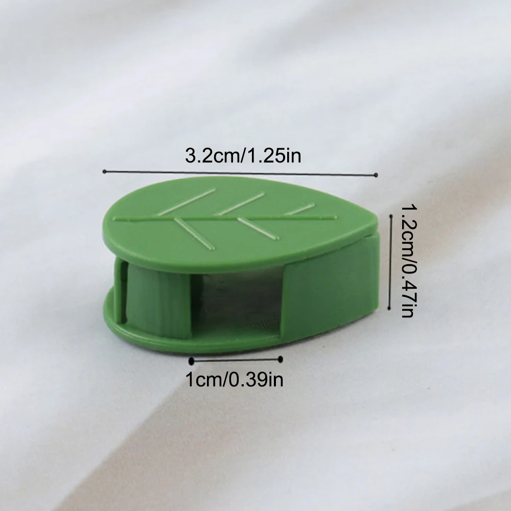 Plant Clips 10/20/30Pcs Climbing Wall Fixer Leaf Type Green Invisible Fixing Device Vine Fastener Snap Traction Shaping