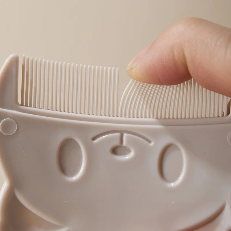 Kawaii Bear Baby Comb Removing Mud Massage Comb for Newborn Infant Hair Care Brushes Baby Girl Princess Playing House Brushes