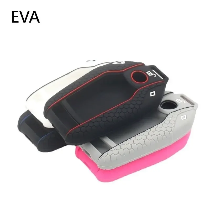 Silicone Car Key Case Cover For BMW LCD Smart New 5 Series 53016 Series GT Car X3 LCD Screen 7 Keys Covers 740 Protective