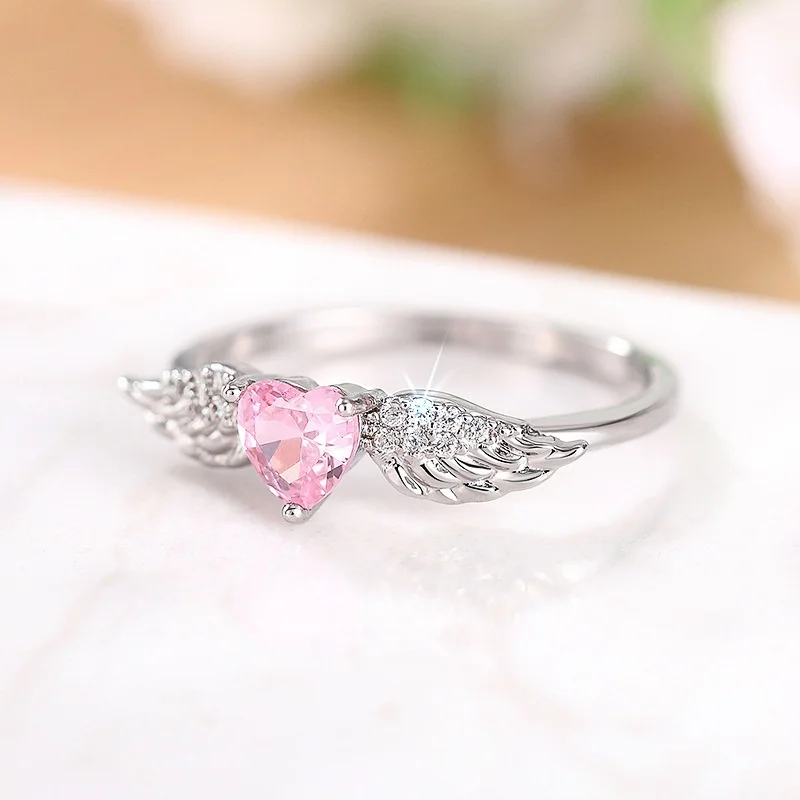 Crystal Zircon Stone Engagement Wedding Rings for Women