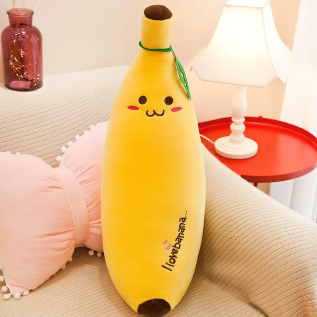35/50CM Cartoon Banana Plush Toy Soft Plant Banana Pillow Super Soft Kids Toys Baby Kids Home Decoration Christmas Gift 3
