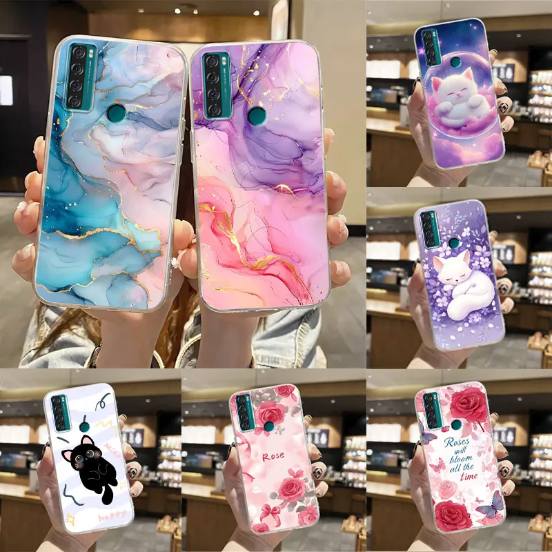 Transparent Shockproof Silicone Soft Phone Case