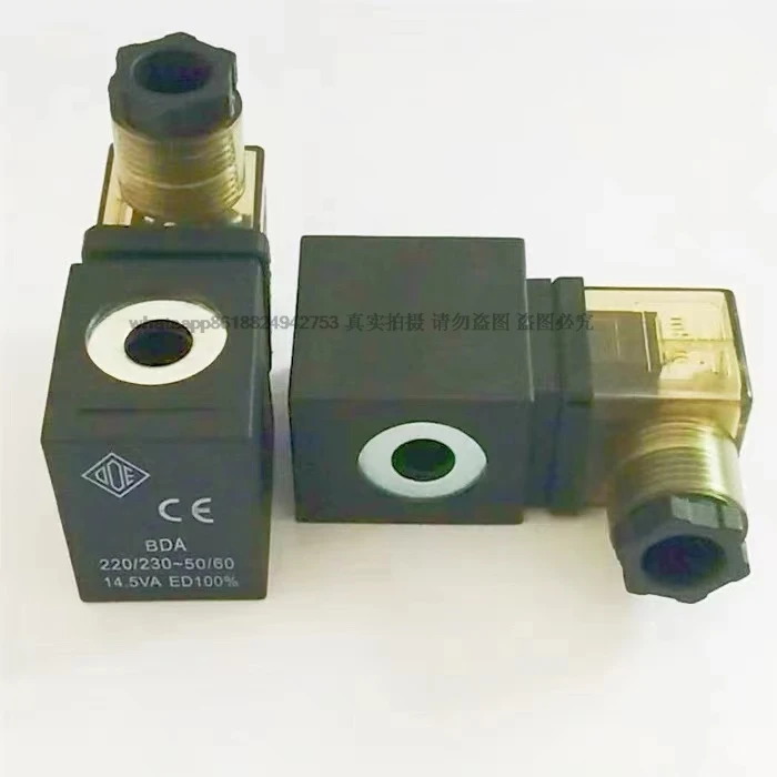 ODE Solenoid Valve Coil BDA 220V/230V 14.5VA/8W SA4251 Large Hole 13mm Small Hole 10mm Height 39mm 12V 24V 110V