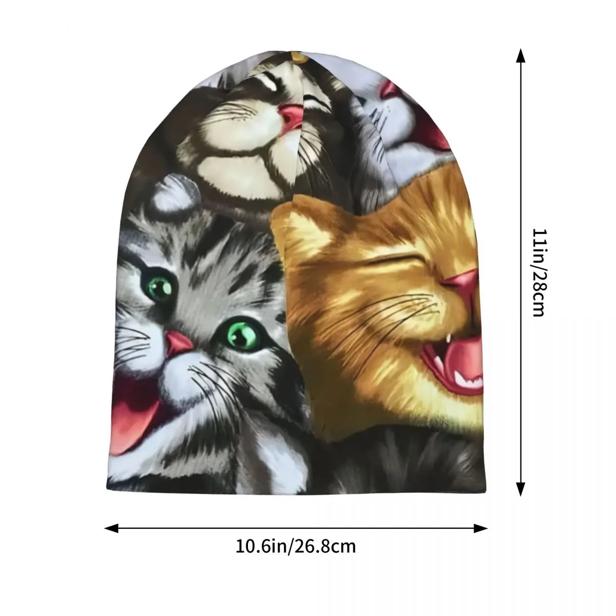 Рисунок 5 - Комикс, Милая зимняя вязаная шапка с рисунком кота