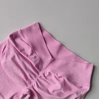 Women's High-Waist Yoga Sports Shorts Summer V-Shaped Widen Peach Hip Lifting Tight Fit Three-Part Fitness Shorts - Image 6
