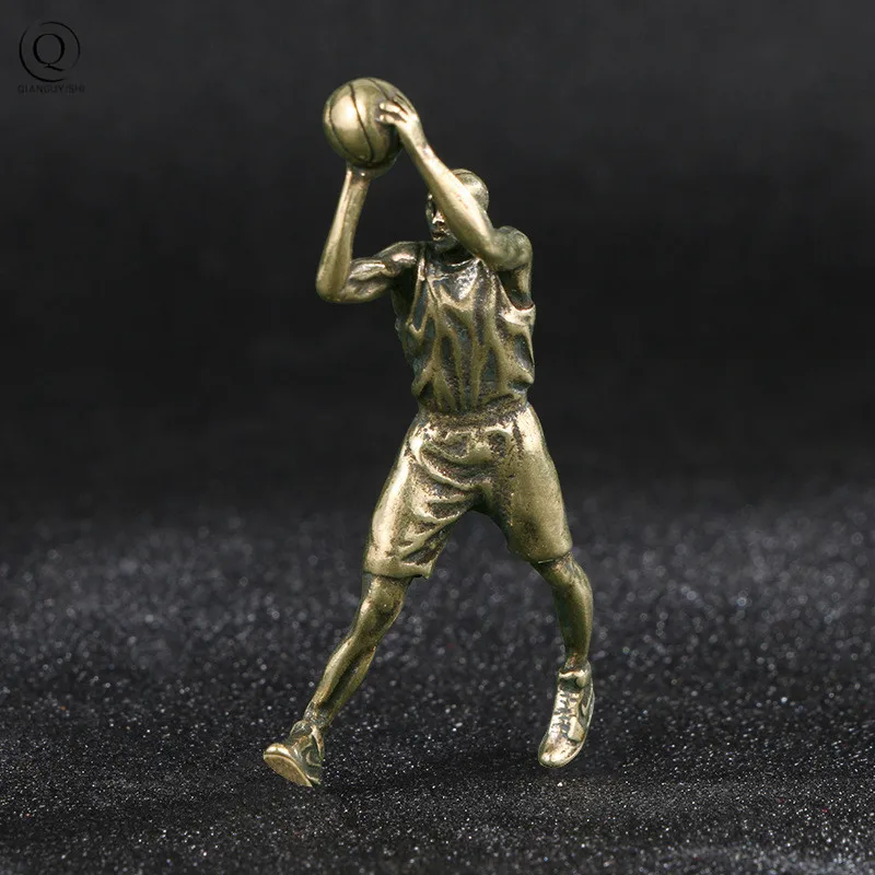 Basket Superstar Figurine Portachiavi Cordino Ciondolo Gioielli Metallo Ottone Portachiavi Charms Bigiotteria Regalo Souvenir Per I Fan Retro
