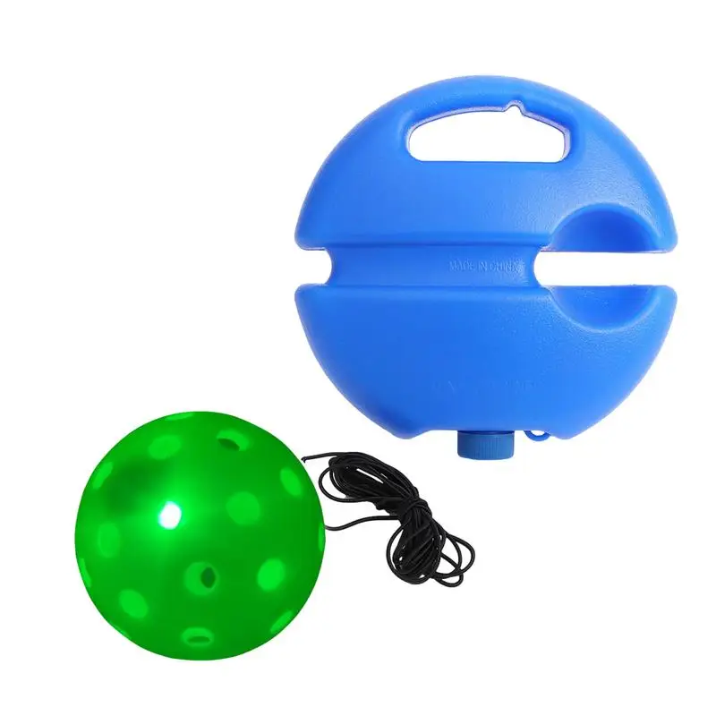 

Оборудование для тренировки Pickleball Rebounder Pickleball, тренировочное оборудование со шнуром для восстановления кожи, улучшает навыки, тренажер