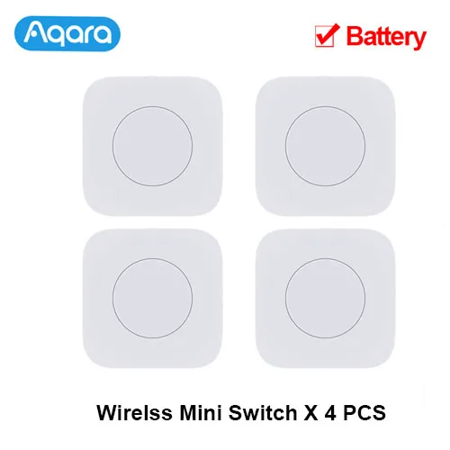 Aqara Wireless Mini Switch Zigbee Sensor One Key Control Button Smart Remote Control Home Automation for Homekit Xiaomi Mi Home 