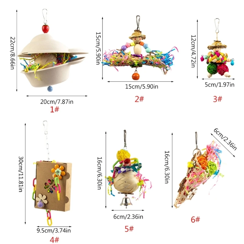 Papagei Kauspielzeug Käfigspielzeug Vogel Molar Reißpflanze Spielzeug Nymphensittiche Trainingsspielzeug