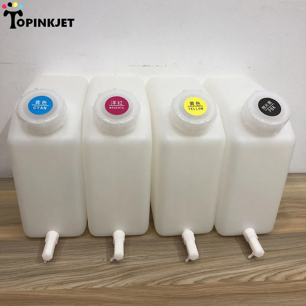 Continuous Ink Supply System 4 Color Ink Bottle For Bulk Ink System For Roland Mutoh Mimaki All large Format Printer Tank