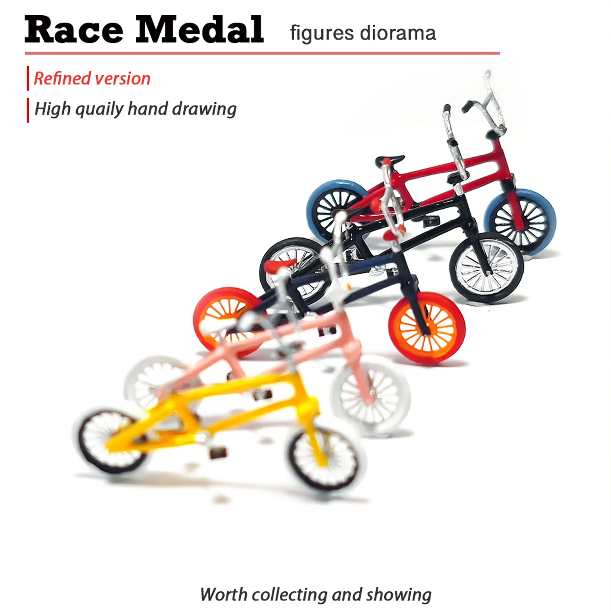 RM Stunt bike 164 cyclist do sand table miniature figure model micro