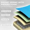 Gaming Chair Breathable Fabric Computer Chair with Pocket Spring Cushion, Comfortable Office Chair with Gel Pad and Storage Bag 4