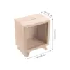 Piggy Bank Safe for Money Electronic Saving Animals Kids Frame Tin Decor Jars Desktop Coin Ornament Wooden Children Original 3
