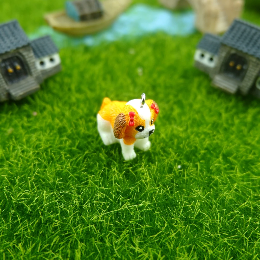 귀여운 강아지 모양 참 장식품, 쥬얼리 제작용 DIY 귀걸이 팔찌 펜던트 액세서리 부자재 도매