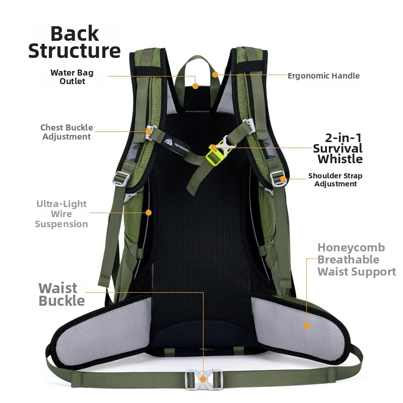 Ultralight Waterproof Hiking Backpack 2