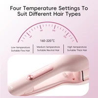 Fer à boucler Deep Waver pour cheveux courts, léger, double tension, avec minuterie intelligente, double barillet et températures réglables, anti-brûlure 4
