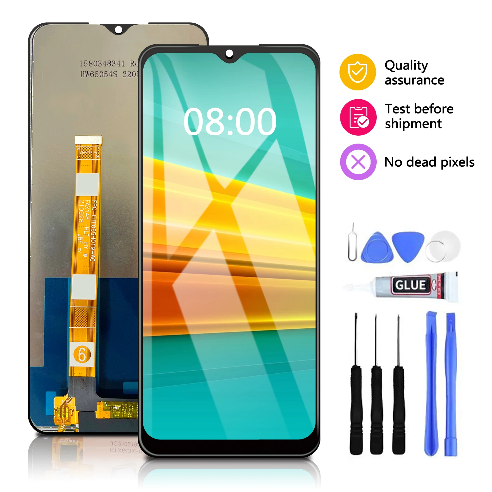 

6.5"Ori For Oppo RealmeC3 A11X LCD Display Touch Screen Digitizer Assembly For A8 Realme5/5i/6i Narzo10A/20A Display Replacement