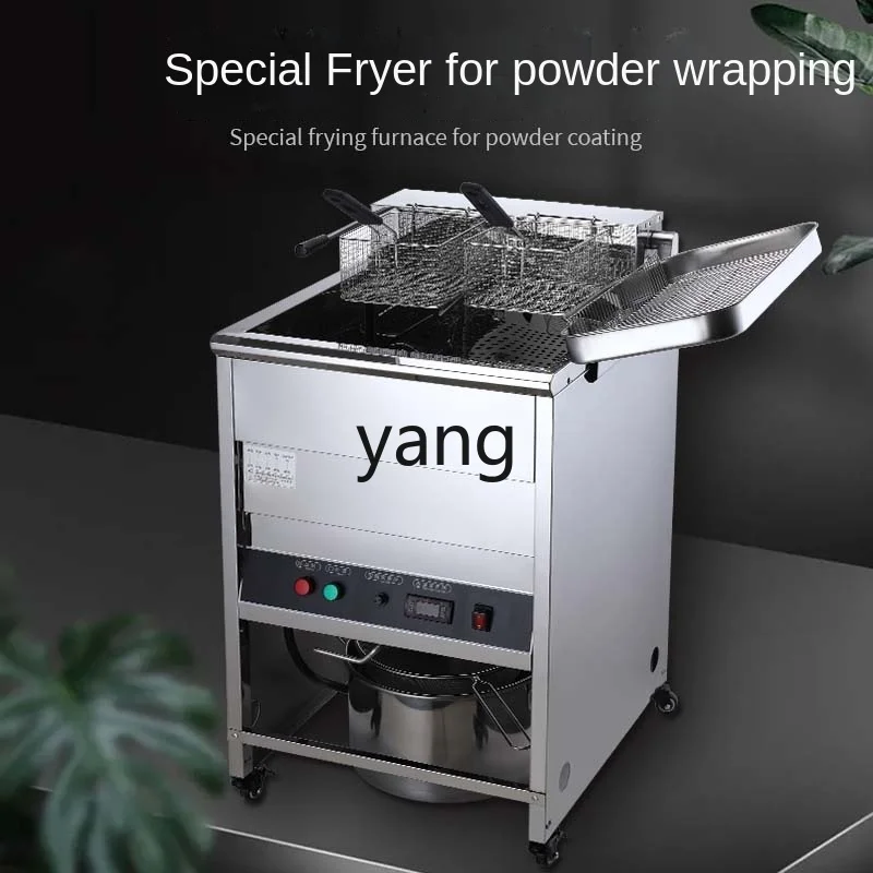 CX Commercial Wrapped Powder Deep Frying Pan Automatic Fried Machine Fried Dough Sticks Machine