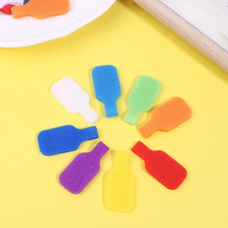 라벨링 케이블 타이 컬러 세트 ?   와이어 마킹 정리 및 식별을 위한 내구성이 뛰어나고, 필기 가능하며 사용하기 쉬운 관리 도구