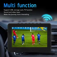 Portable LED Digital TV Portable Digital TV 7 Inch ATSC USB Storage Card TV Function Rechargeable 1080P LED Digital Television