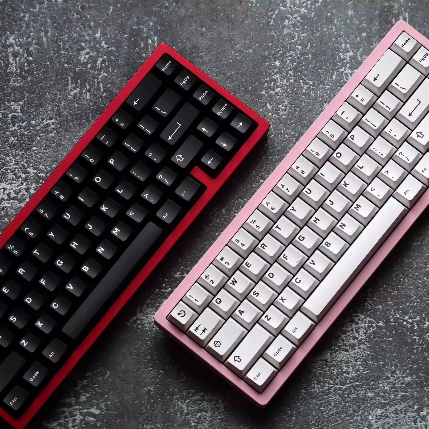 Teclado Mecânico Personalizado Teclas Aifei Wob Bow Branco Preto Pbt Tiro Duplo Perfil Cereja Gk61 Anne Pro 121 Teclas