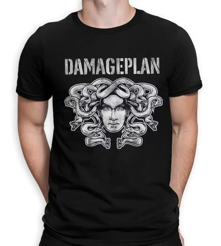 

Хлопковая футболка с коротким рукавом Damageplan Band B25809