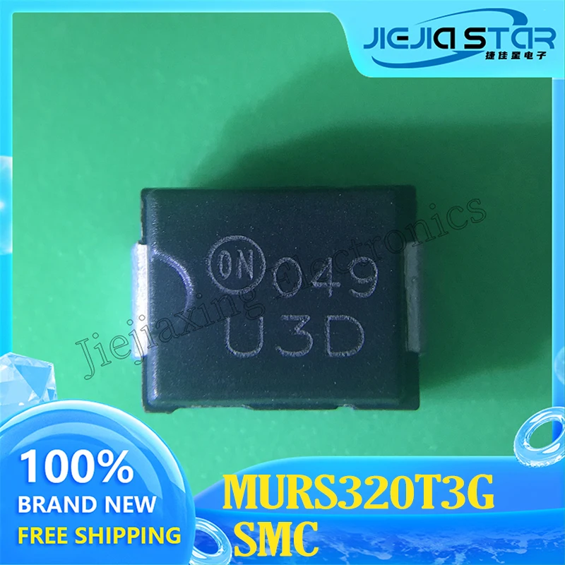 MURS320T3G MURS320 Part Mark U3D SMC SMD Fast Recovery Diode 200V 3A 100% Brand New and Original Electronics