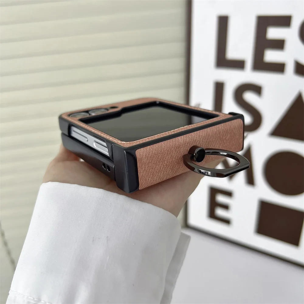 Y2K Washed Denim Magnetic Case with 2-in-1 Ring Holder and Bracket Cover