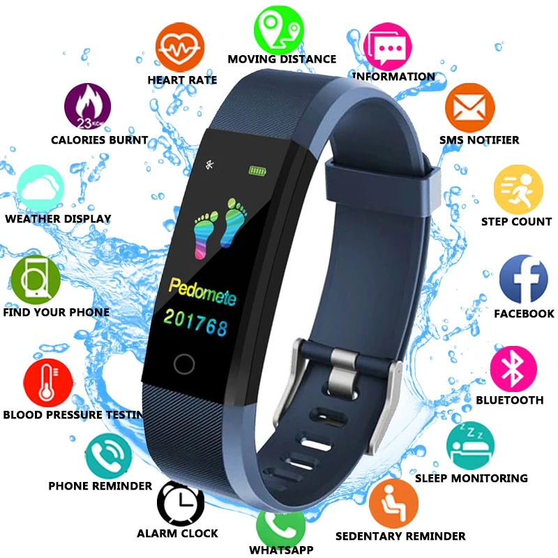 Digital Watch Bluetooth Call Smart Watch Ladies Women Color Screen Watch Sport Fitness Bracelet Clock Fashion Lady Smartwatch for Android IOS