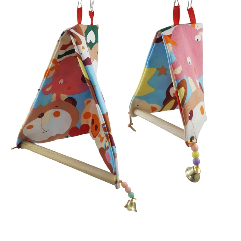 

Bird Nest Cage Parrot Standing Perch for Triangle Pet Hammock Hanging Bed Tent Snuggle House for Birds New Dropship