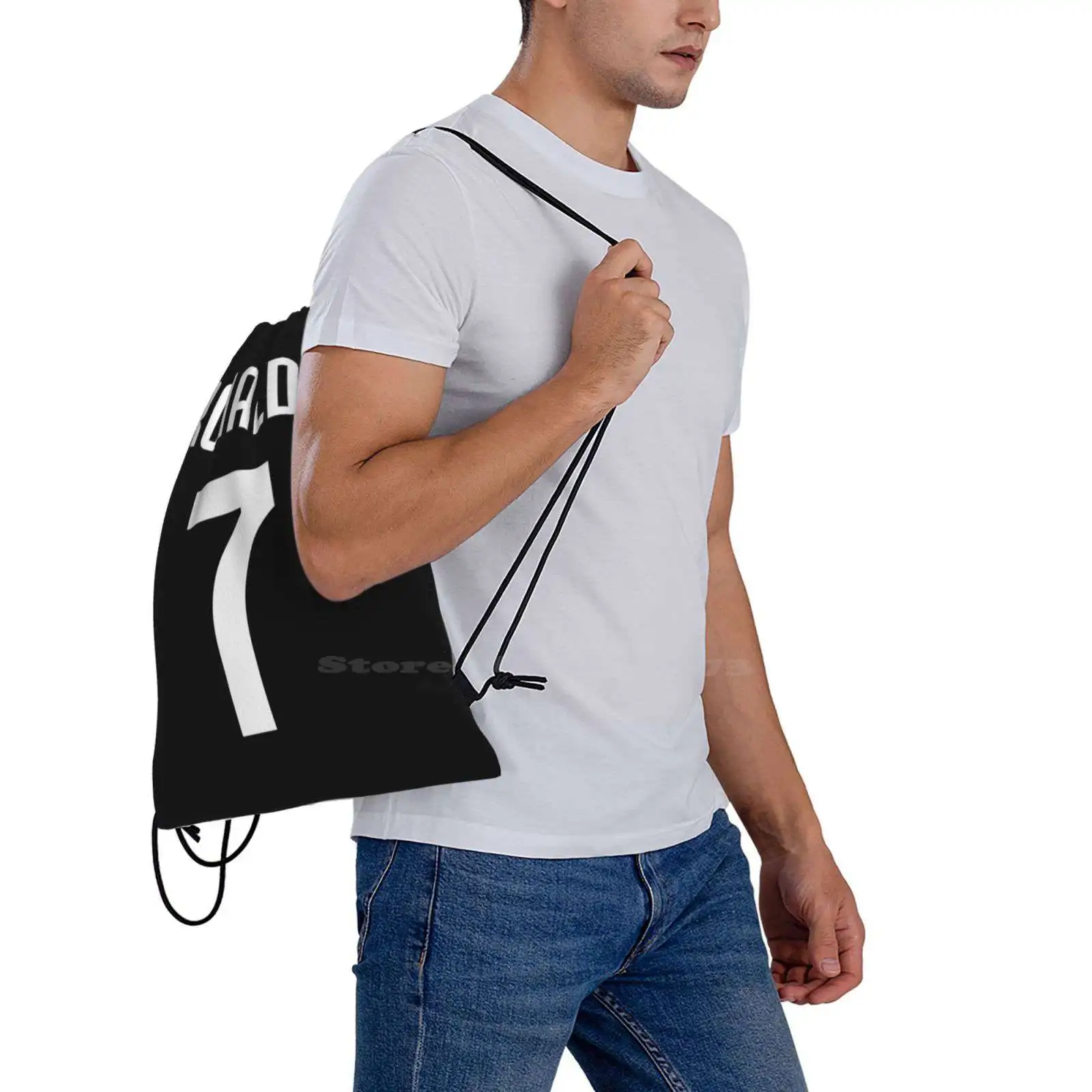 Sb3b3e4c5d251436b82b72103f78f9127R Mochila Ronaldo 7 3D para Estudantes | Saco Futebol Portugal