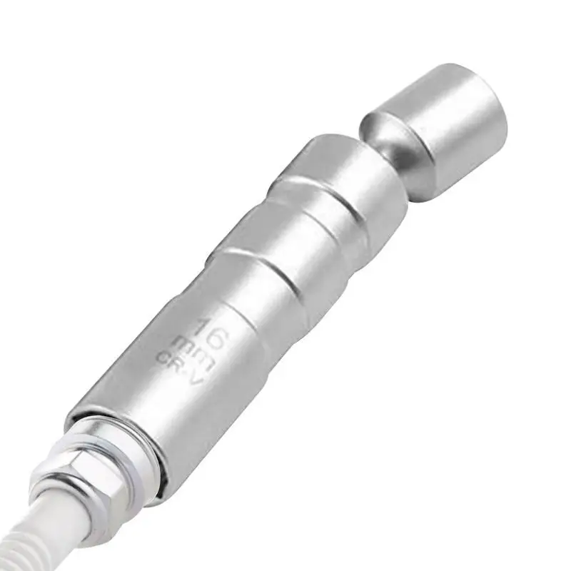 

Magnetic Spark Plug Wrench 12-Point Swivel Socket Universal JointSpark Plug Removal Tool Spark Plug Socket Spark Plug Puller