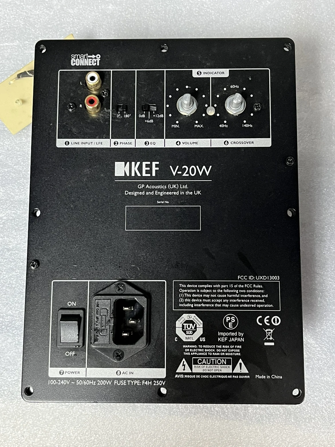 

Плата усилителя мощности сабвуфера KEF, чистый бас