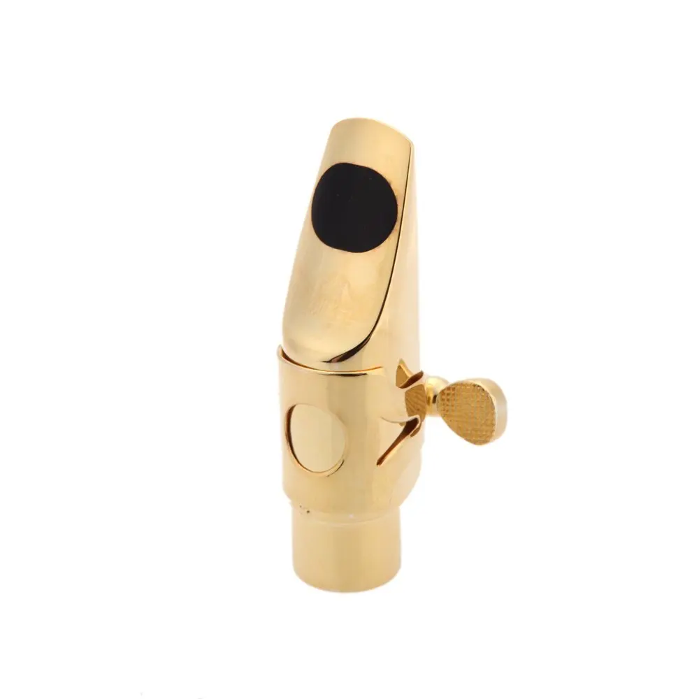 

Jazz Soprano Saxophone 5C Metal Mouthpiece +Pads Cushions +Cap Buckle with Gold Plating