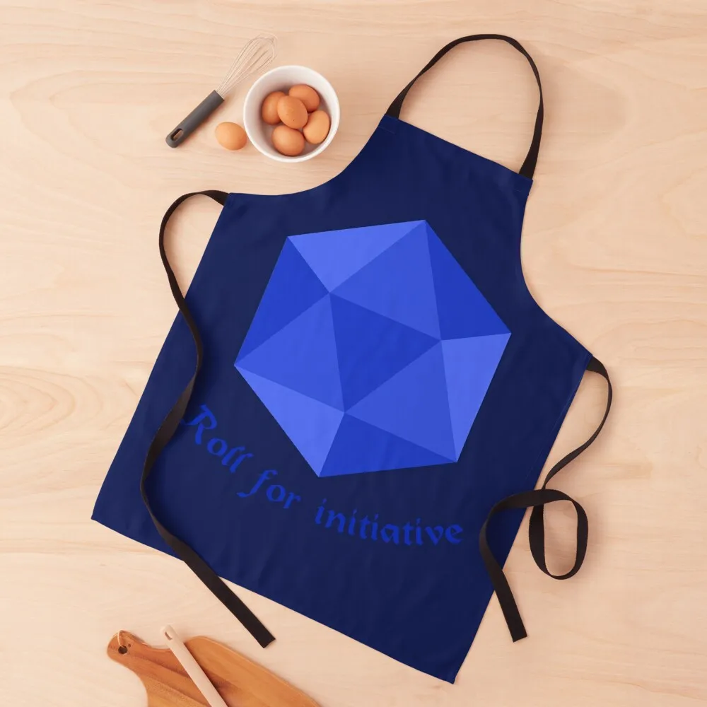 

D&D Roll for initiative Blue Apron Cooking Clothes For Nail Stylist Apron