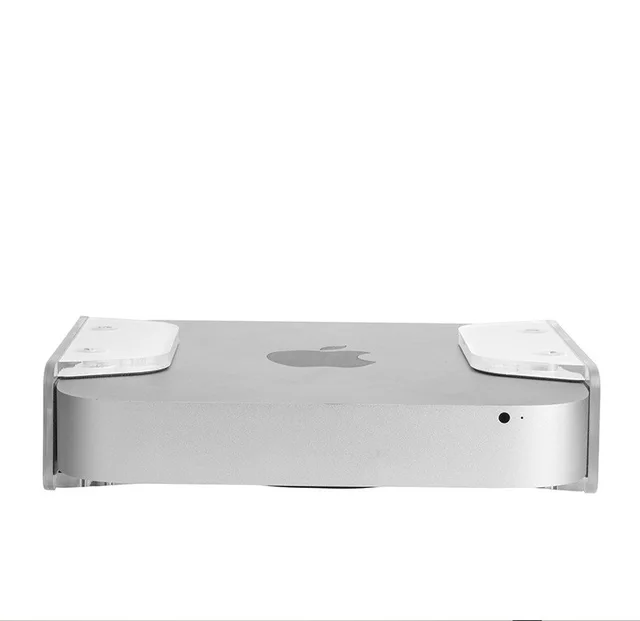 Soporte de pared para Apple Mac Mini 2012-2022 M1, soporte inferior montado  en la parte trasera, accesorios debajo del estante inferior del escritorio  - AliExpress