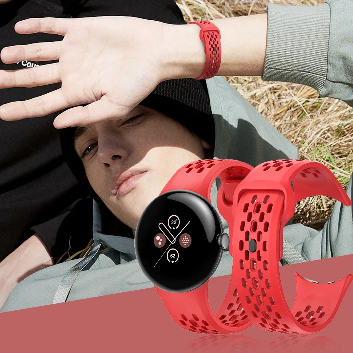 Breathable Silicone Sports Wristband
