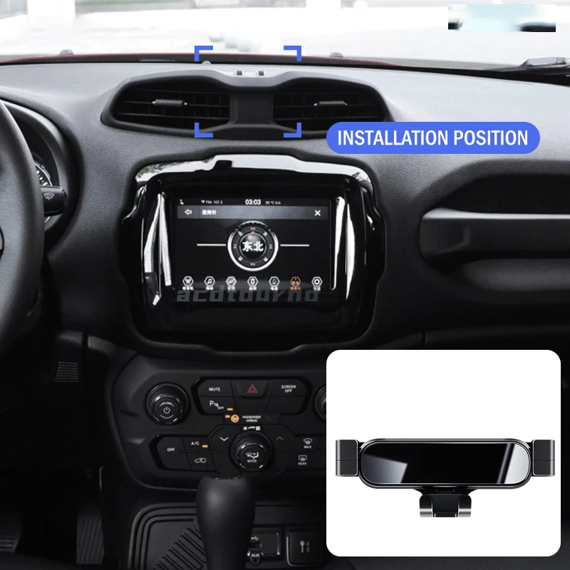 Car Phone Holder for Jeep Renegade