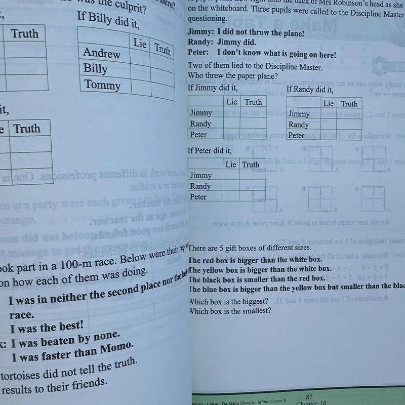 5 Books/set SAP Maths Olympiad Primary School Mathematical