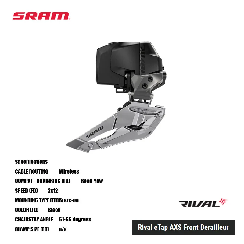 パーツ Sram Force AXS D2 Iridescent Braze-on FD Sram Force AXS D2 Iridescent Braze-on FD SRAM Force AXS Front