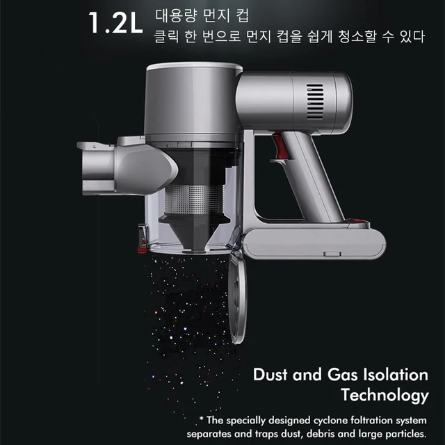 V15 무선 휴대용 청소기, 28kPa 흡입력, 330W 디지털 모터, 5 in 1 노끈봉 진공, LCD 탈부착 가능한 배터리, 1.2L 방진 컵, 물 대걸레