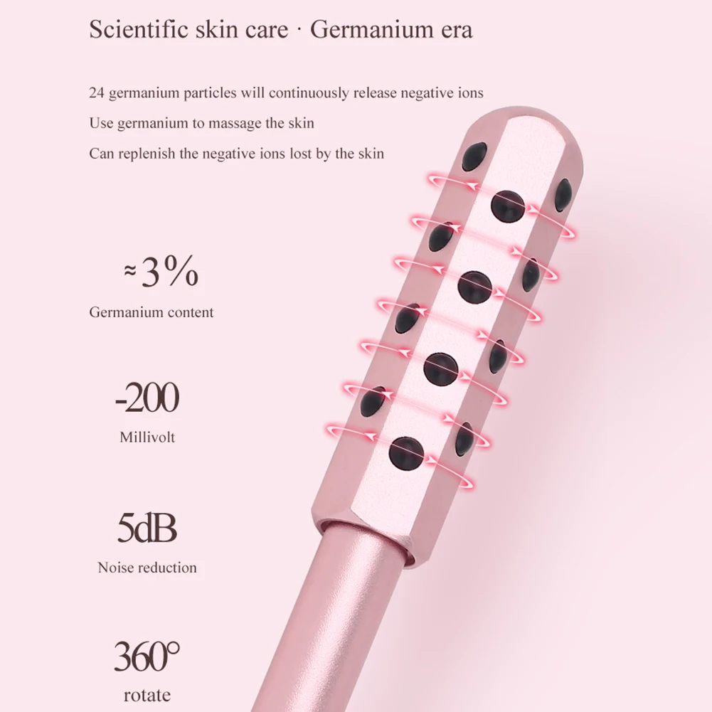 Massager Roller Face Products 24 Roller Germanium Gua sha Skin Care Beauty Bar Face Lift Stick Anti Wrinkle Fa_voghion.com