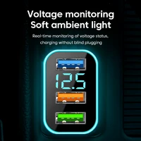 Olaf 66W 3 Ports USB Car Charger Type C Fast Charging Quick Charge 3.0 PD Phone Charger in Car For iPhone Xiaomi Huawei Samsung - Image 4